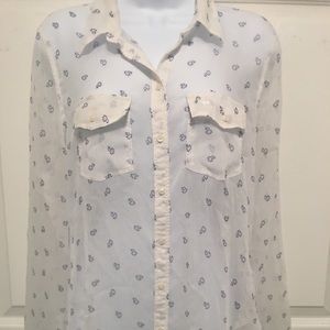 Abercrombie & Fitch Sheer Blouse